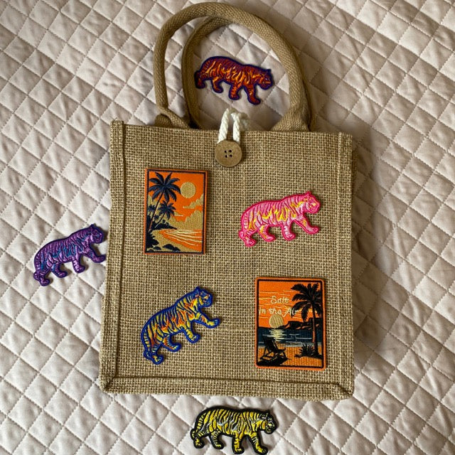 Holographic Tiger Patches (Iron-On)