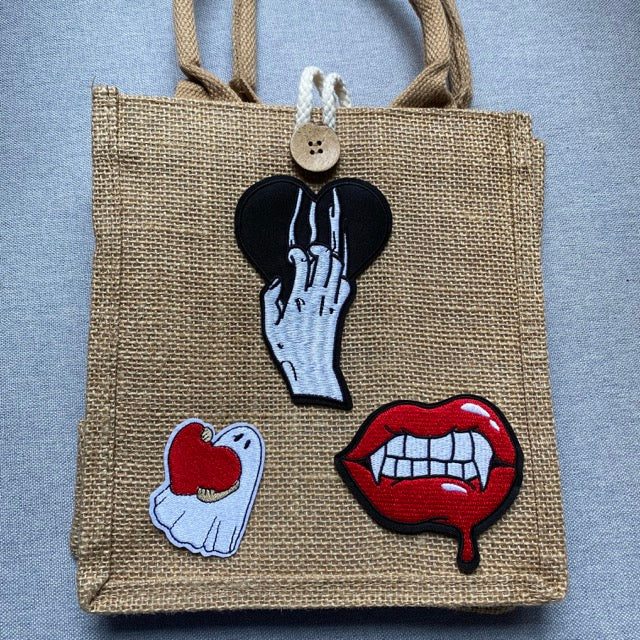 Red Lips Patches (Iron-On)