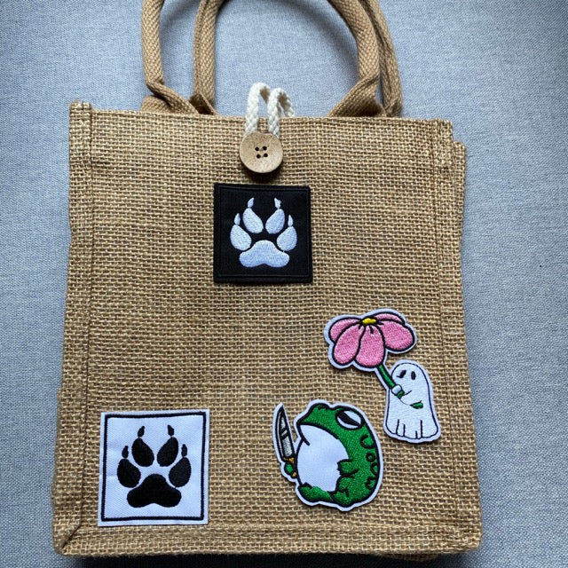 Bear Paw Patches (Iron-On)