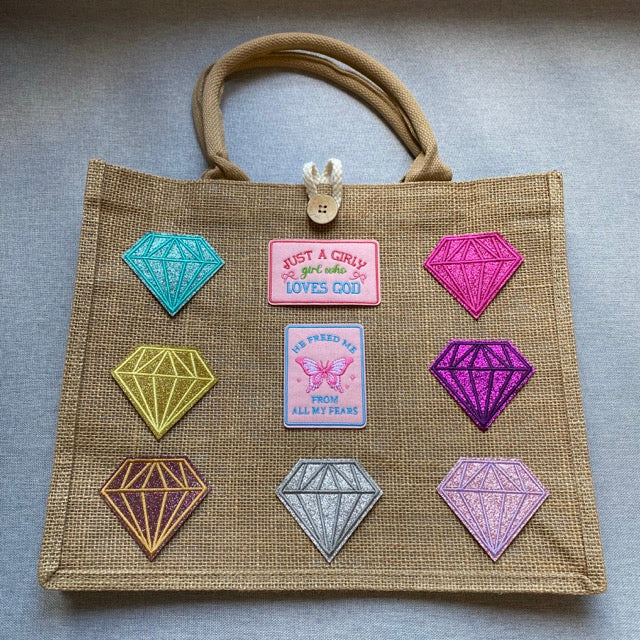 Diamond Patches (Iron-On)