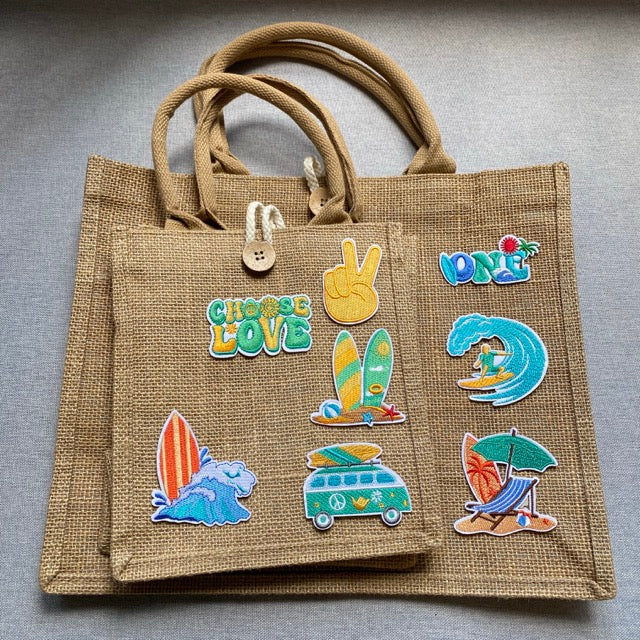 Beach Vacation Patches (Iron-On)