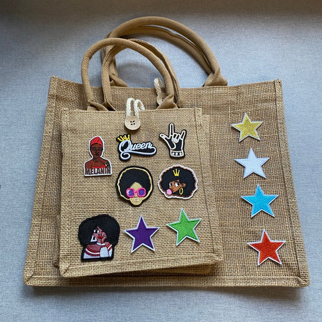Colorful Stars Patches (Iron-On)